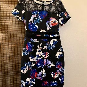 Belle Sky floral dress